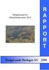 Miljøtilstand for Haukelandsvatnet 2015 A P P O R T. Rådgivende Biologer AS 2198
