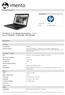 HP ZBook 17 G3 Mobile Workstation  - Core i7 6700HQ - 8 GB RAM GB HDD