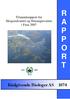 Tilstandsrapport for Skogseidvatnet og Henangervatnet i Fusa 2007 R A P P O R T. Rådgivende Biologer AS 1074