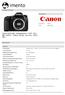 Canon EOS 80D - Digitalkamera - SLR MP - APS-C p / 60 fps - kun hus - Wi-Fi, NFC