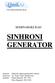 SINHRONI GENERATOR SEMINARSKI RAD. Viša elektrotehnička škola