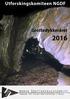 NGDF Utforskingskomiteen - Grottedykkeråret 2016