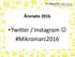 Årsmøte Twitter / Instagram #Mikromarc2016