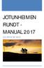 JOTUNHEIMEN RUNDT - MANUAL [Les denne før start]