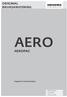 ORIGINAL BRUKSANVISNING AERO AEROPAC. Veggventil med lydisolasjon. Window systems Door systems Comfort systems