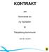 KONTRAKT. leveranse av. ny hjullaster. til. Sarpsborg kommune SAK NR: 16/03974