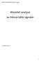 Wavelet-analyse av tidsvariable signaler