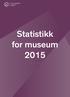 Statistikk for museum 2015