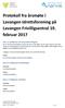 Protokoll fra årsmøte i Lavangen Idrettsforening på Lavangen Frivilligsentral 19. februar 2017