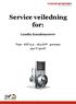 Service veiledning for: