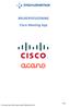 BRUKERVEILEDNING Cisco Meeting App