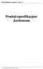 Produktspesifikasjon Jordsmonn - versjon 1.0. Produktspesifikasjon: Jordsmonn