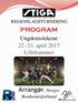 REGIONLAGSTURNERING PROGRAM. Ungdomslekene april 2017 Lillehammer. Arrangør: Norges. Bordtennisforbund