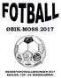 BEDRIFTSFOTBALLSESONGEN 2017 REGLER, CUP- OG SERIEKAMPER.