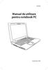 Manual de utilizare pentru notebook PC