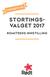 STORTINGS- VALGET 2017 KOMITEENS INNSTILLING