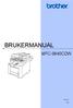 BRUKERMANUAL MFC-9840CDW. Version A NOR