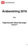 Årsberetning 2016 For Fagforbundet Helse Stavanger avd.211