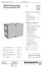 VEX170 Horisontal. med elvarmebatteri HCE VEX100. Original bruksanvisning. Produktinformasjon... Kapitel Mekanisk montering...