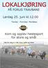 LOKALKJØRING PÅ FORUS TRAVBANE. Lørdag 25. juni kl Kom og opplev hestesport for store og små! Travløp - Ponniløp- Montéløp