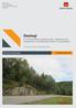 Geologi. Fv. 710 Storkruktjønna-Høgseterhaugen - delstrekning vest, bergskjæringer. Ingeniørgeologisk rapport for reguleringsplan.