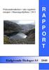 Fiskeundersøkelser i seks regulerte innsjøer i Maurangerfjellene i 2013 R A P P O R T. Rådgivende Biologer AS 1848