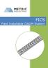 FICS. Field Installable CWDM System