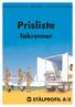 April Prisliste. Takrenner