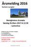 Årsmelding Menighetens årsmøte Søndag 26.Mars 2017 kl i peisestua. Norheim menighet. Norheim kirke