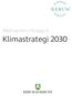 Rådmannens forslag til. Klimastrategi 2030 BÆRUM KOMMUNE