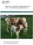 Økonomien i spesialisert kjøttproduksjon på storfe resultater fra regnskapsanalyser
