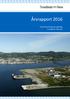 Årsrapport Styrets beretning og regnskap Trondheim Havn IKS