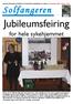 Jubileumsfeiring. for hele sykehjemmet