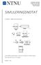 SAMMENDRAG (MARKUS) Regulatorparametre: Kp= 8 Ti= 13 KpFF= 0.19 TdFF= 5.14