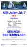 MB-Jollen 2017 HC3. Milde Båtlag. Lørdag 17. juni, kl Milde ved Fanafjorden, Bergen