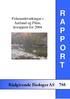 Fiskeundersøkingar i Aurland og Flåm, årsrapport for 2004 R A P P O R T. Rådgivende Biologer AS 785