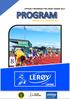 OFFISIELT PROGRAM FOR LERØY-LEKENE 2017 JESSHEIM SEPTEMBER 2017