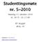 Studenttingsmøte nr. 5~2010