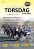 TORSDAG LUNSJTRAV KR. 25,- T R A V P R O G R A M. 24.august 2017 kl