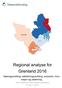 Regional analyse for Grenland 2016