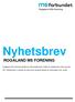 Nyhetsbrev ROGALAND MS FORENING