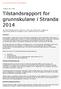 Tilstandsrapport for grunnskulane i Stranda 2014