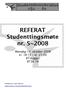 REFERAT Studenttingsmøte nr. 5~2008