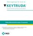 Retningslinjer for bruk av KEYTRUDA. (pembrolizumab) Viktig sikkerhetsinformasjon til pasienter