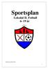 Sportsplan. Leksdal IL Fotball 6-19 år
