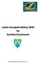 Lokal energiutredning 2005 for Sortland kommune