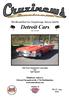 Medlemsblad for Sarpsborgs Amcar klubb. Detroit Cars. Etb, Ford Thunderbird Convertible Eier Egil Nygaard