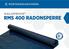 MONTERINGSANVISNING HALOPROOF RMS 400 RADONSPERRE JUNI 2016 TG 20461