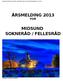 ÅRSMELDING 2013 MIDSUND SOKNERÅD / FELLESRÅD