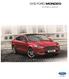 NYE FORD MONDEO Prisliste fra 1. januar 2016